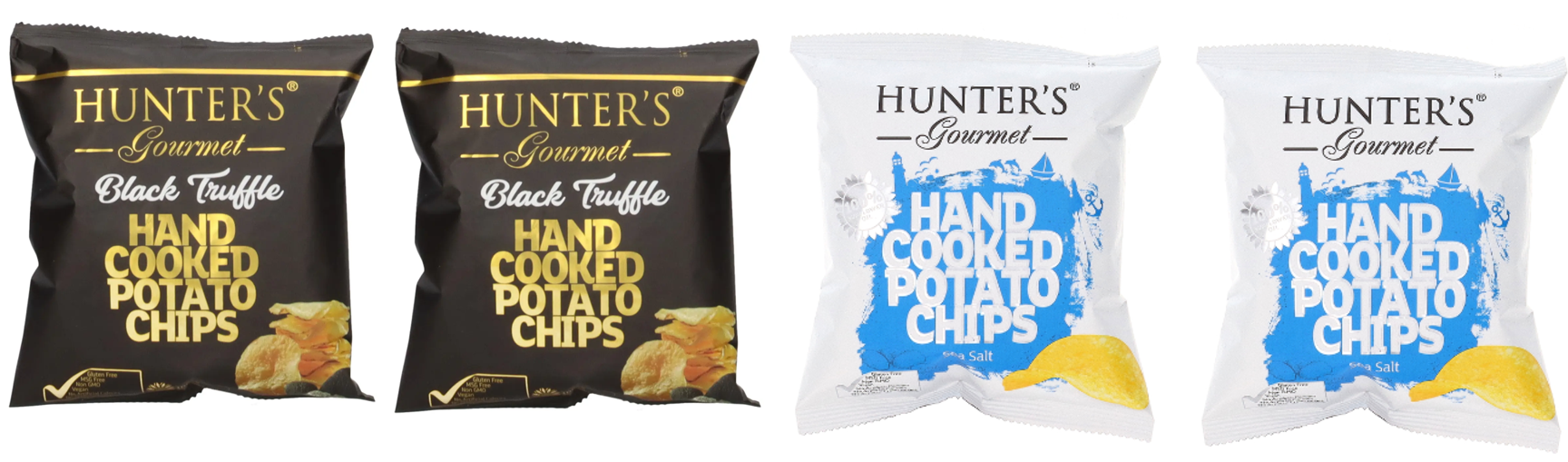 Buy Hunter's Gourmet Hand Cooked Potato Chips Black Truffle 40g x 2